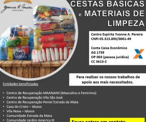Campanha para recebimento de doações