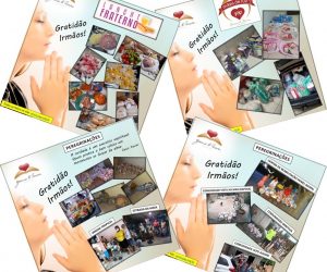 Registro dos trabalhos beneficentes e peregrinações de Abril